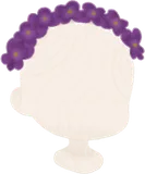 スミレのカチューシャ