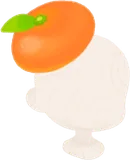 オレンジベレー帽