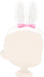 イースターレースカチューシャ