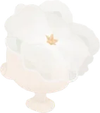神樹の丘に咲いた大きな花