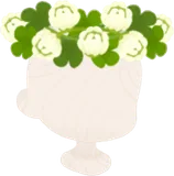 シロツメクサの花冠