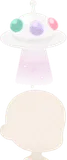 歓迎するUFO