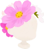 コスモスのヘッドピース