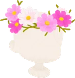 コスモスの花冠