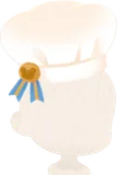 パン屋さんのコック帽