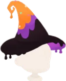 黒い魔女の不思議な帽子
