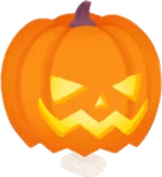 ハロウィンカボチャの被り物