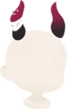ダークピンクの角