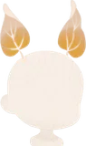 彩り落ち葉の頭飾り