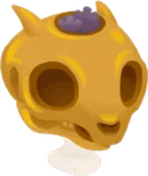 金の獣の頭蓋骨