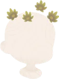 小花のヘアアクセ