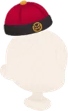 紅い中華帽