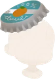 ジュース瓶の蓋帽子