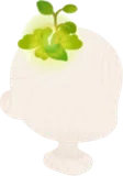 発光する苔草