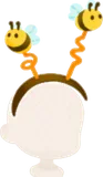 飛びまわるハチのカチューシャ