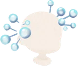水の粒のようなアクセサリー
