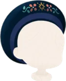 絵描き用ベレー帽