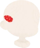 赤ドットのヘアビン