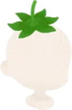 頭乗せイチゴのへタ