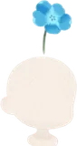 頭上のネモフィラ