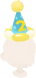2周年記念パーティーハット・大