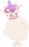 白のクイーンクラウン