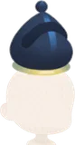ビショップ帽子・黒