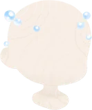 小粒パールの髪飾り