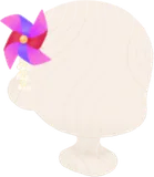 かざぐるまの髪飾り