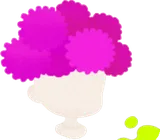 ピンク茂みの帽子