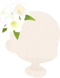 ユリの髪飾り