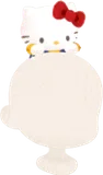 頭のせハローキティぬいぐるみ