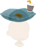 頭乗せデニムクッション