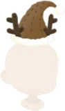 大きなトナカイの三角帽子