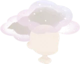 頭の上のふんわり雲