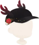 ツノ付きブラックキャップ