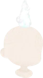 ふわふわ泡の角