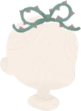 茨のリボン飾り