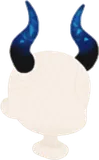 青宝石の角