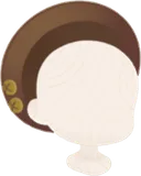 文学少女のベレー帽・茶