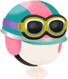 カラフルなバイクヘルメット