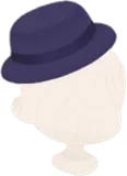 クラシカルハット・濃紺