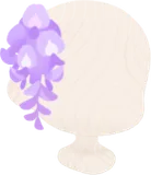藤の髪飾り
