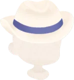 白いソフトハット