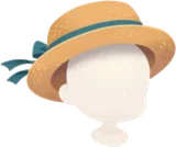 風そよぐ麦わら帽子
