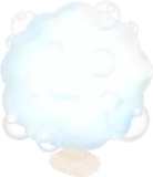 もこもこに泡立った洗濯泡