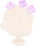 紫陽花ゼリートッピング