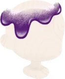 髪にこぼれたブルーベリージャム