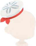 ハスノハカシパン風セーラー帽