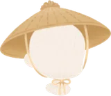 シンプルな角笠
